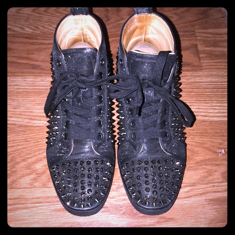 Christian Louboutins Spike Sneakers - Picture 1 of 3